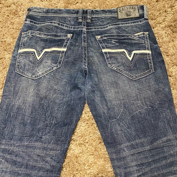 ❌SOLD❌Buckle Salvage Mayhem Straight regular fit mens jeans 36R - Picture 11 of 16